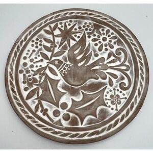 Korissa Bread Warmer Round Terracotta 9.25" New York Dove Christmas Holiday